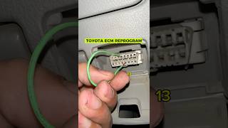 How To Reprogram an ECM Immobilizer in A Toyota Lexus programming ecm shorts [upl. by Howland]