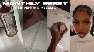 MONTHLY RESET VLOG reinventing myself starting healthy habits braces self care haul etc [upl. by March]