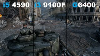 i5 4590 vs i3 9100F vs G6400 [upl. by Adlesirg924]