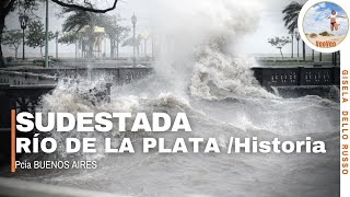 ✅ SUDESTADA ¿Desaparece la COSTA bonaerense CRECIDA Río de la Plata  Noticia mundial 1940 [upl. by Linker573]