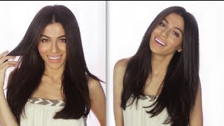 How To Cut Your ClipIn Extensions  How To Hairstyles  Hair Tutorials  Teni Panosian [upl. by Rondi]