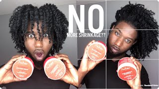 NO SHRINKAGE 4C hair twistout with Shea Moisture New Red Palm Oil and Coco Butter [upl. by Ydnec52]