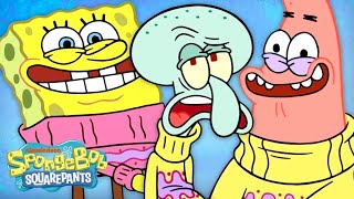 SpongeBobs Best Family Moments ❤️  50 Minute Compilation  SpongeBob [upl. by Acissej]