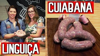 COMO FAZER LINGUIÇA CUIABANA [upl. by Annayi]