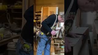 How To Make Lock Miter Joint Post carpenter carpentry woodworking youtube youtubeshorts [upl. by Attenauqa]