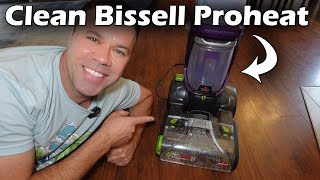 How To Clean Bissell Proheat 2x Revolution Carpet Shampooer Fast [upl. by Haliehs]