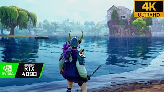 FortniteOG RTX 4090 24GB  4K Ultra Graphics RTX ON [upl. by Ecydnac]