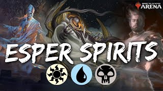 ESPER SPIRITS MTG Arena  UWB Spirit Tribal Deck in RNA Standard [upl. by Tiff]