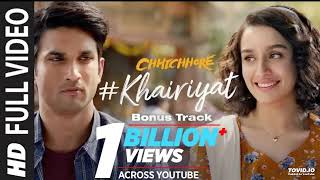 Full Song KHAIRIYAT BONUS TRACK  CHHICHHORE  Sushant Shraddha  Pritam Amitabh BArijit Singh [upl. by Alexia243]