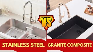 Granite Composite vs Stainless Steel Sink  Which Is Better [upl. by Albie]