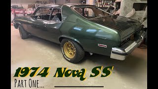 1974 Chevy Nova SS Hatchback rebuild restoration [upl. by Aitahs813]