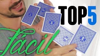 Cómo Empezar a Aprender Cardistry con 5 Florituras con Cartas Fáciles y Visuales [upl. by Yemrots]