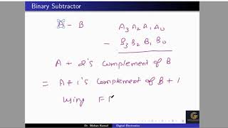 4bit Parallel Adder and Subtractor using Full Adder Ripple Carry Adder [upl. by Ploch]