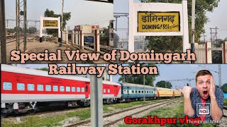 डोमिनगढ़ रेलवे स्टेशन गोरखपुर Domingarh Railway Station [upl. by Frayne126]