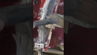 Front door pillerdenting detailing cardentrepair shortvideos viralvideo [upl. by Tennos]