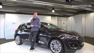 Ford Focus Vignale 2018 Vorstellung  statisches Review [upl. by Helve856]