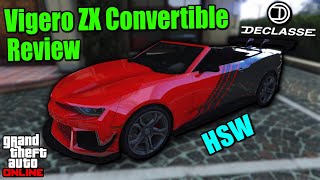 GTA 5  Is The Vigero ZX Convertible Worth It Declasse Vigero ZX Convertible Customization amp Review [upl. by Wulf]