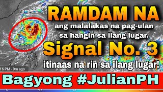 BAGYONG JULIAN POSIBLE ANG RAPID INTENSIFICATION 😱⚠️  WEATHER UPDATE TODAY  ULAT PANAHON TODAY [upl. by Atirahc]