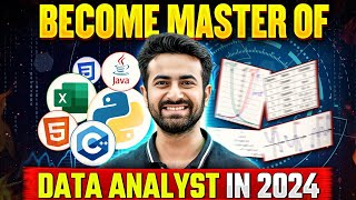 How to become Data Analyst in 2024🧐🤔 Complete roadmap of Data Analyst [upl. by Einaej573]