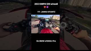 BMW s1000 top speed jannustunt 20k subscribe [upl. by Filip]