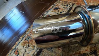 HKS Exhaust UnboxedIntegra GSR\\\CHRISTMAS DAY [upl. by Eleik]