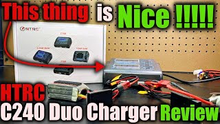 This Charger Is Awesome HTRC C240 Duo Review [upl. by Felic]