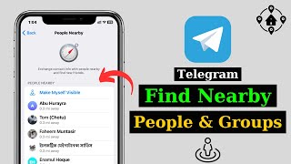 How To Find Nearby People amp Groups on Telegram  Search For Random People and Groups [upl. by Nelaf557]