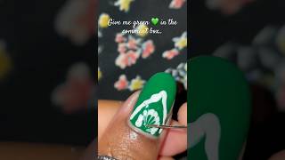 Give me green 💚💚in my comment box 😉nailart ytshorts yt trending naildesign green [upl. by Kcirdlek]