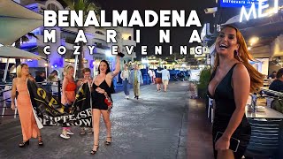 Cozy Evening at Benalmadena Marina Spain 2024 Update Costa del Sol  Málaga 4K [upl. by Flavian927]