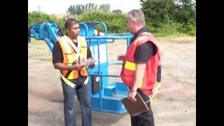 Aerial Lift Operator Familiarization Training Part 2 Boomlift [upl. by Ahseinad]