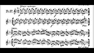 campagnoli 101 etudes No67 allegro moderato [upl. by Senaj]