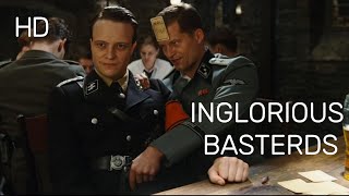 Inglorious Basterds  Bar Scene  Quentin Tarantino  HD [upl. by Kamerman]