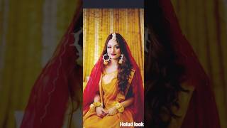 Bengali Gaye Holud Look with Saree [upl. by Gildus]