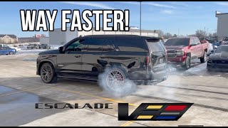 I cammed my 2023 Escalade V It sounds SO GOOD [upl. by Lepley]