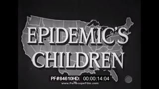 Epidemics Children  1940s Polio Epidemic Fundraising Film with Iron Lungs 84610 HD [upl. by Sherer237]