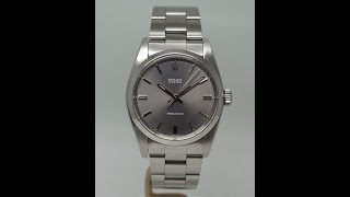 1984 Rolex Oyster Precision manual wind mens vintage watch with rarer grey dial Reference 6426 [upl. by Aneeles]