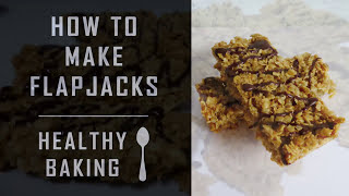 How To Make Bake Home made Golden Syrup Flapjacks  Tutorial  Guide [upl. by Tiffy943]