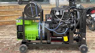 40kva Generator Single Phase Single Bearing Tata 709 Refurbished Diesel Engine Chadha Generators [upl. by Rimaj]