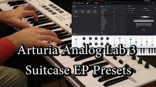 Arturia Analog Lab3 Suitcase EPs  KeyLab 61 Essential [upl. by Nylram]