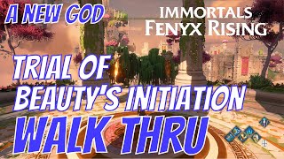 Immortals Fenyx Rising  Trial of Beautys Initiation  A New God [upl. by Enymzaj]