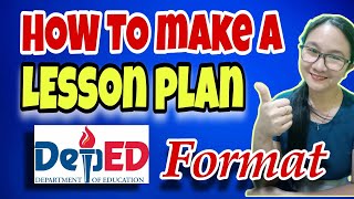 HOW TO MAKE A LESSON PLAN  DEPED FORMAT  DepEd Order No 42 s 2017 [upl. by Callida]