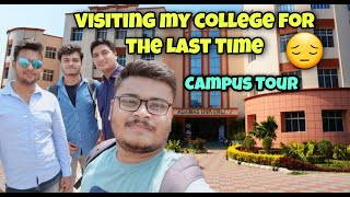 Visiting my college for the Last time  Adamas University  Campus Tour Vlog  Bongo Bhai [upl. by Nallij]