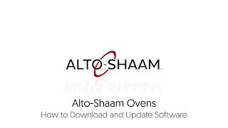 How to Update your AltoShaam Oven Software [upl. by Salli]