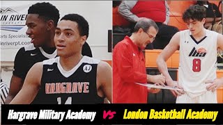 Hargrave Post Grad Basketball vs London Basketball Academy  Full Game Highlights [upl. by Aryc]