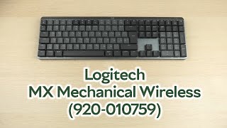 Розпаковка Logitech MX Mechanical Wireless Illuminated Performance Graphite 920010759 [upl. by Brathwaite]