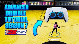 BEST ADVANCED DRIBBLE TUTORIAL IN NBA 2K22 NEXT GEN SEASON 7 NEW DRIBBLE MOVES amp COMBOS [upl. by Prosper]