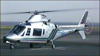 【貴重映像】Helicopter Agusta A109AⅡ JA9694 Hachidai corpヘリコプターの離着陸シーン [upl. by Howund890]