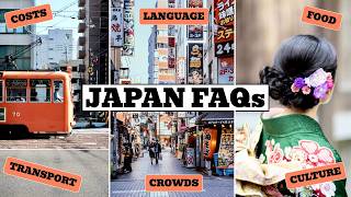 FIRST Time Concerns for Visiting JAPAN  Costs Transport Crowds Language Food [upl. by Nahc]