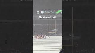 Jake Moody missed Snow Field goal [upl. by Ees718]