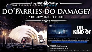 How much damage do Hollow Knight parries do Do they even do damage [upl. by Reginald33]